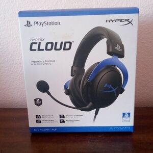 PlayStation HyperX Cloud Headset - Black and Blue
